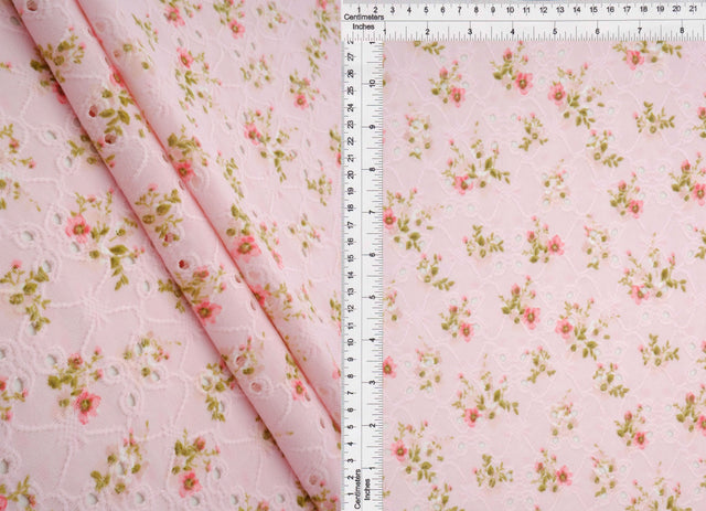 Floral Jacquard Knit Pink