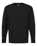 American Apparel Unisex Super Heavyweight Long Sleeve Pocket Tee