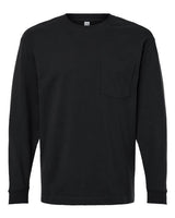 American Apparel Unisex Super Heavyweight Long Sleeve Pocket Tee