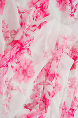 Floral Digital Print Stretch Mesh Fabric