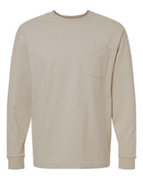 American Apparel Unisex Super Heavyweight Long Sleeve Pocket Tee