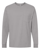 American Apparel Unisex Super Heavyweight Long Sleeve Pocket Tee