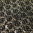 Mademoiselle Polyester Fabric - Black/Gold Golden Beads Sequins, 55" Width (1 Yard)