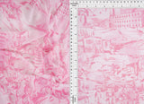 1 Yard Digital Toile Mesh Knit Fabric, 56/58? Wide Polyester Spandex Blend