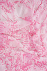 Printed Mesh Stretch Fabric Toile