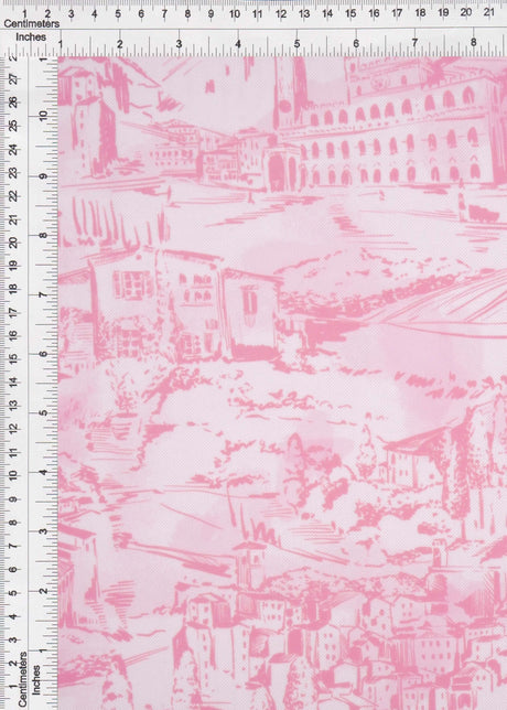 1 Yard Digital Toile Mesh Knit Fabric, 56/58? Wide Polyester Spandex Blend