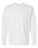 American Apparel Unisex Super Heavyweight Long Sleeve Pocket Tee