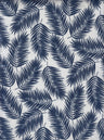 Pleated Tropical Leaf Interlock Knit
