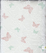 Digital Butterfly Lace Print Fabric 92 Poly 8 Span Soft Stretch Material 56/58 Inches Wide