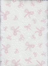 Digital Bow Lace Print Fabric 92 Polyester 8 Spandex Soft Stretch 56/58 Inches Wide