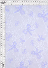Digital Bow Lace Print Fabric 92 Polyester 8 Spandex Soft Stretch 56/58 Inches Wide