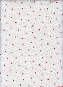 1 Yard Knit Jacquard Eyelet Heart Print Fabric Stretch Polyester Spandex 58/60 Inches Wide