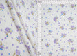 DTY Knit Jacquard Eyelet Floral Violet Fabric