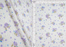 DTY Knit Jacquard Eyelet Floral Violet Fabric