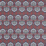 Emberglow/Blue/Green Printed Stretch Cotton Sateen