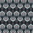 Black/Pink/Gray Printed Stretch Cotton Sateen