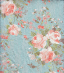 1 Yard Soft Stretch Smooth Knit 58/60" Wide Digital Floral Lace Print Fabric