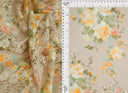 1 Yard Soft Stretch Smooth Knit 58/60" Wide Digital Floral Lace Print Fabric