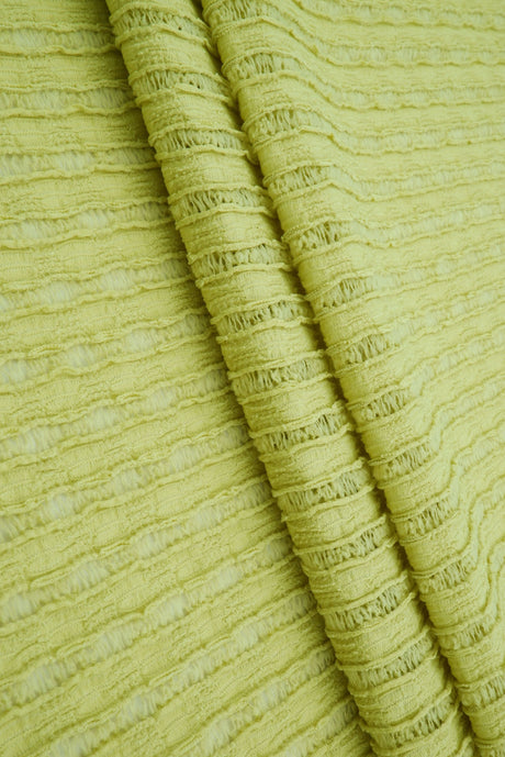Stripe Lace Stretch Fabric