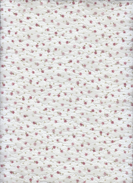 Floral Printed Lace Fabric Daisy Flower