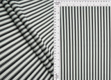 Stripe Linen Look Woven Fabric