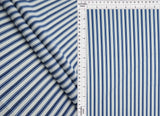 Stripe Linen Look Woven Fabric