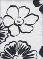 Floral Linen Look Woven Fabric