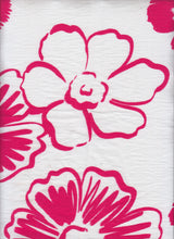 Floral Linen Look Woven Fabric