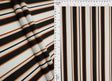 Linen Look Variegated Stripe Woven Fabric