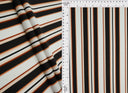 Linen Look Variegated Stripe Woven Fabric