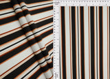 Linen Look Variegated Stripe Woven Fabric