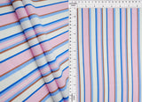 Linen Look Variegated Stripe Woven Fabric