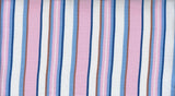 Linen Look Variegated Stripe Woven Fabric