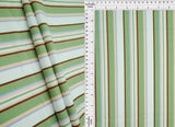 Linen Look Variegated Stripe Woven Fabric