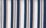 Linen Look Variegated Stripe Woven Fabric