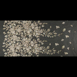Metallic Gold Floral Embroidered Tulle