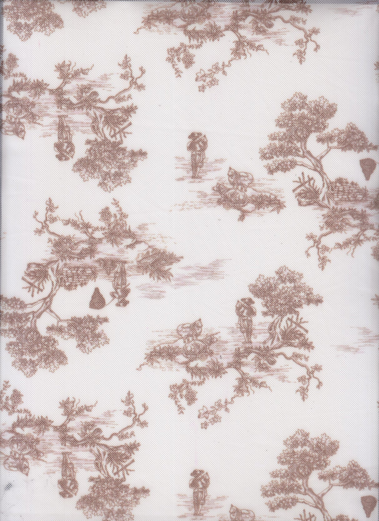 Printed Mesh Digital Toile Fabric