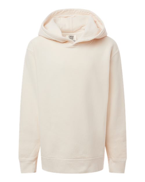 Garment-Dyed Youth Lightweight Fleece Hooded Sweatshirt