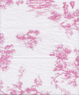 Toile Print Stretch Poplin Fabric