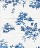 Toile Print Stretch Poplin Fabric