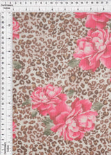 1 Yard Red/Brown Sheer Mesh Knit Fabric in Red/Brown, 56/58? Wide Polyester Spandex Blend