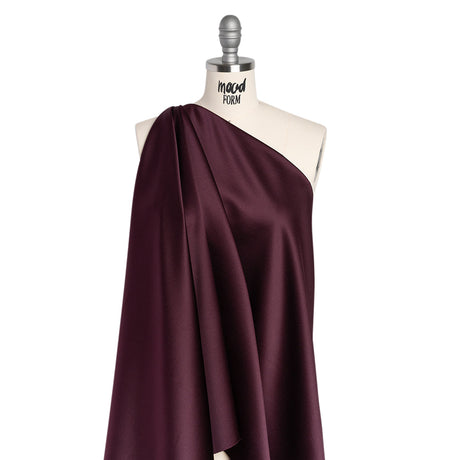 Polyester Satin - Ultra Aubergine - Reverie Collection