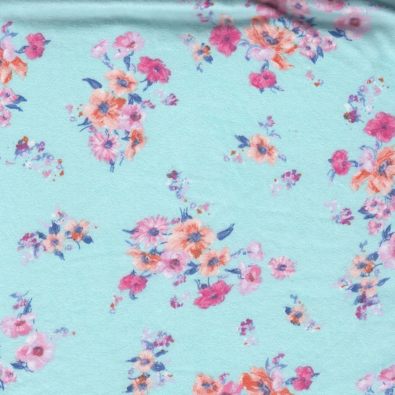 DTY Brushed Ditsy Print Knit Fabric 58/60" Wide