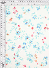 Floral Print Stretch DTY Knit Fabric