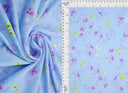 1 yarda de tela estampada floral DTY 190 GSM mezcla de poliéster y spandex 58/60" de ancho