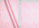 1 yarda de tela de punto acanalado 2x2 con sensación de algodón y estampado Under the Sea, mezcla de poliéster y spandex de 230 GSM, ancho de 58/59"