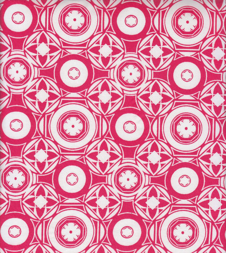 1 Yard Modern Geo DTY Stretch Knit Fabric 58/60 Inch Wide Soft Lightweight Print for Stylish Clothing & Craft Projects
