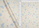 1 Yard Ocean Theme Cotton Feel Rib Knit Fabric 58/59 Inch Wide 2x2 Stretch Rib for Kidswear & DIY Sewing