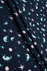 Printed Rib Knit Under the Sea