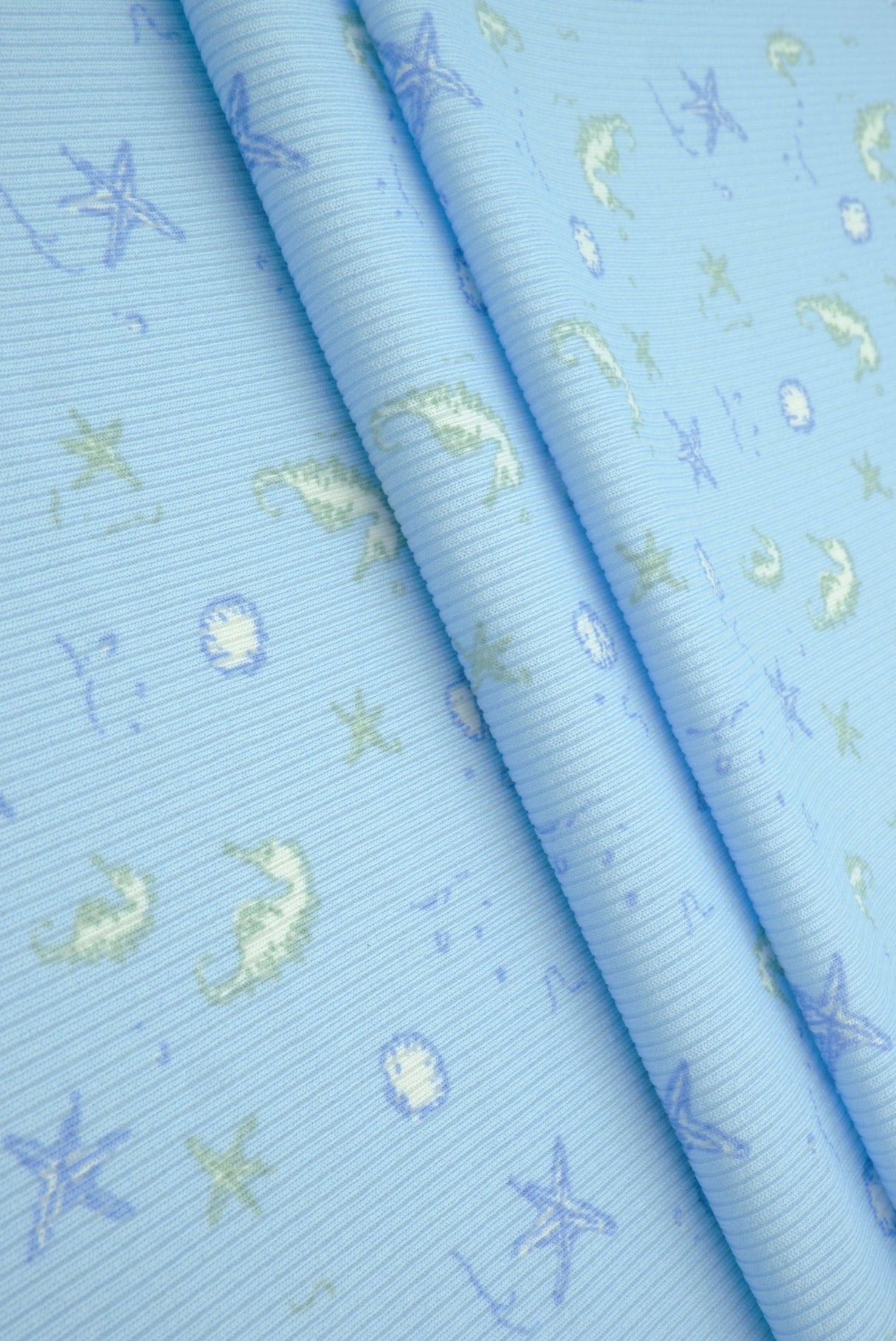 Printed Rib Knit Under the Sea